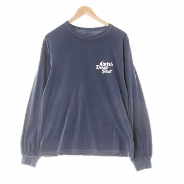 cavish Design seller 블루미라지 면 빈티지워싱긴팔티