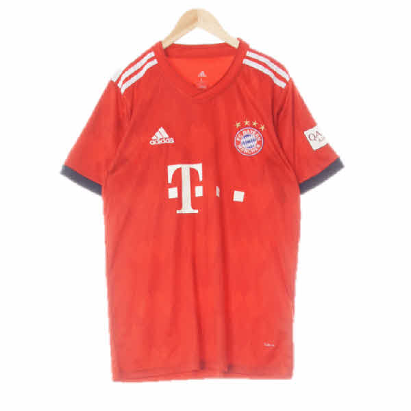 아디다스 트루레드 스트라이프 클리마라이트 FC바이에르뮌헨엠블럼반팔티