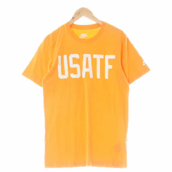 나이키 파파야오렌지 면 usatf반팔티