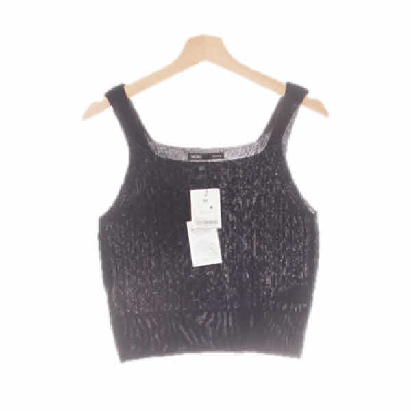 mixxo 네이비 꽈배기민소매니트