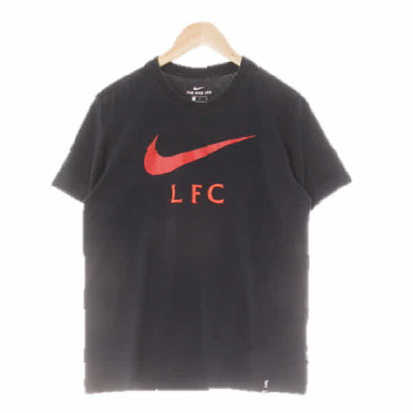나이키 블랙 면 lfc중앙로고반팔티