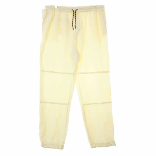 자라 커스터드옐로우 린넨혼방 스티치절개라인팬츠