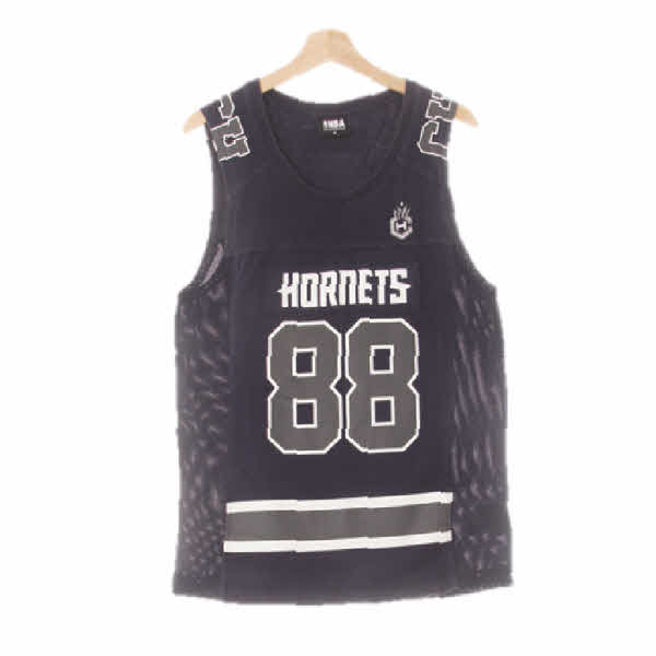 NBA 네이비 프린팅 면 넘버88민소매롱티