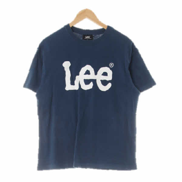 Lee 블루사파이어 프린팅 면 빅로고라운드반팔티