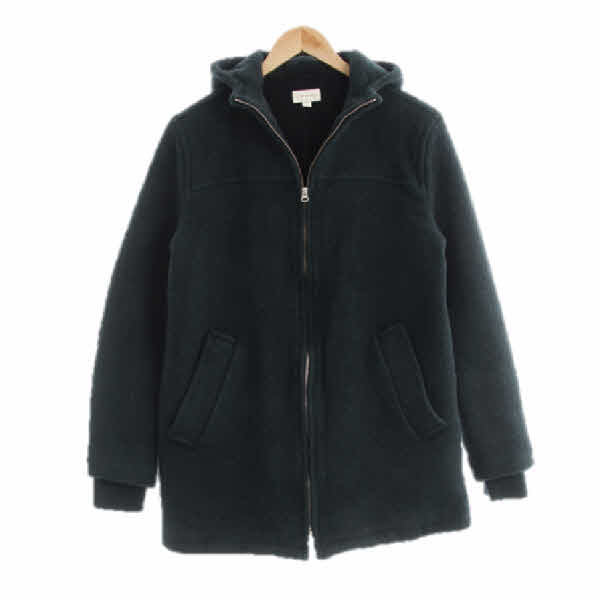 clubmonaco 청록색 후드롱점퍼