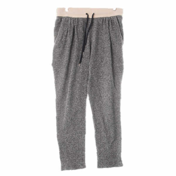 h&m 미디엄그레이페일핑크 면혼방 밴딩배색트레이닝배기팬츠 