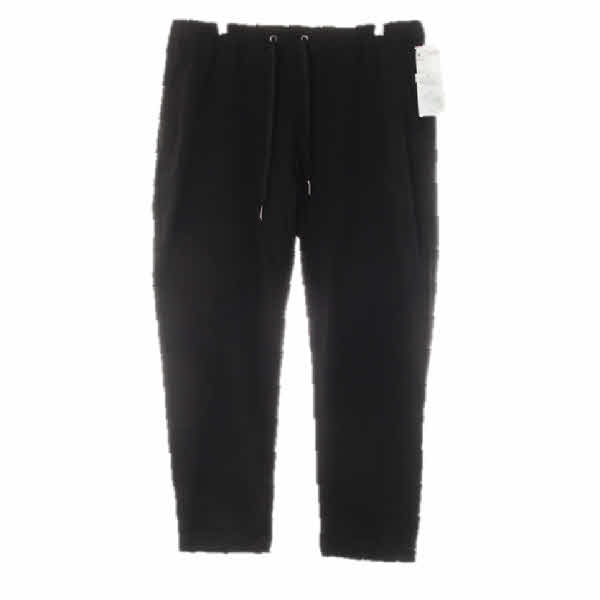 h&m 블랙 비스코스혼방 테이퍼슬림베이직슬랙스 