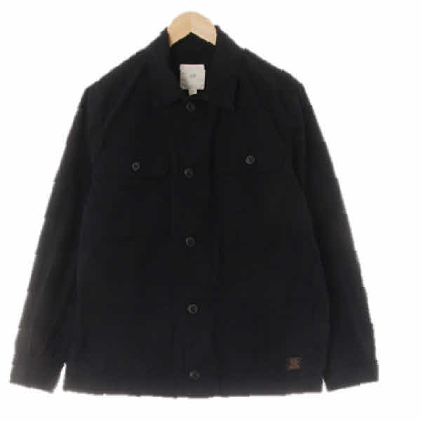 h&m 블랙 면혼방 해링턴베이직자켓 