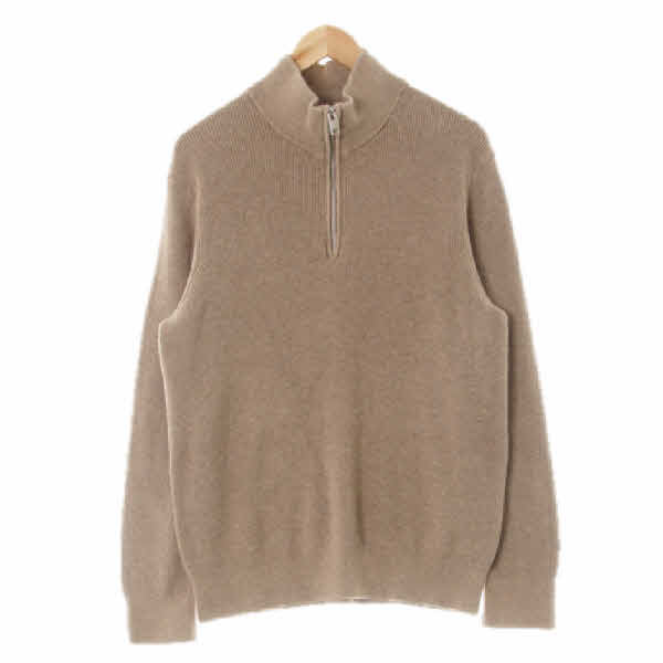 h&m 모카 면 하이넥집업보카시니트 