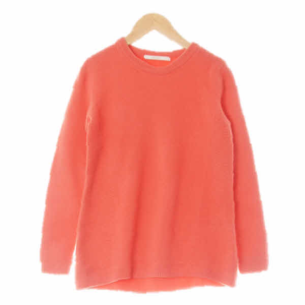 bcbg 레드 울 라운드스웨터 