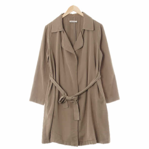 stradivarius 카키 스트랩오픈트렌치재킷