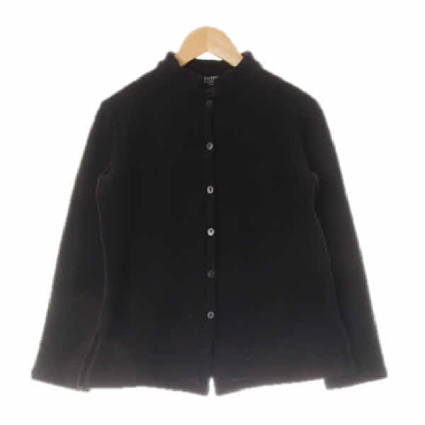 eileenFisher 블랙 반목웜슬릿셔츠 