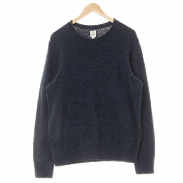gap 네이비 면혼방 돌돌이넥시보리보카시니트