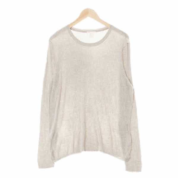 h&m 라이트그레이 골지경량니트