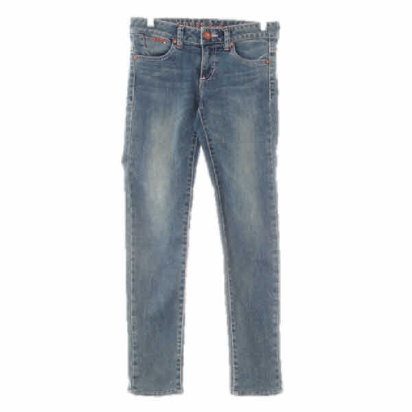 Guess 진청 데님 앵클스키니큐빅포인트진