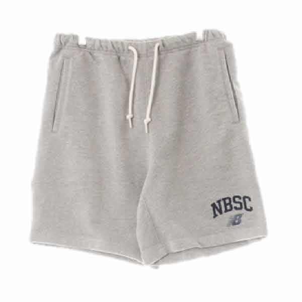 뉴발란스 멜란지그레이 면혼방 MBSC트레이닝반바지