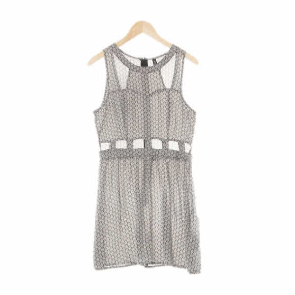 h&m 블랙 허리트임슬리브리스원피스