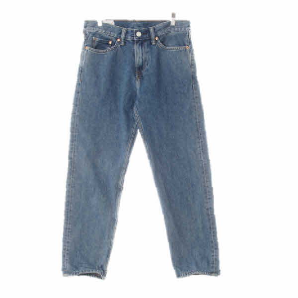 h&m 진청 데님 릴렉스드워시드베이직진