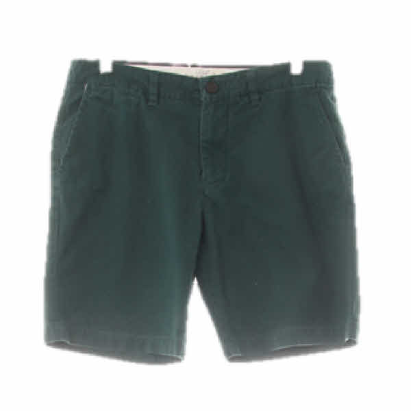 h&m 포레스트틸그린 면 워시드치노숏츠
