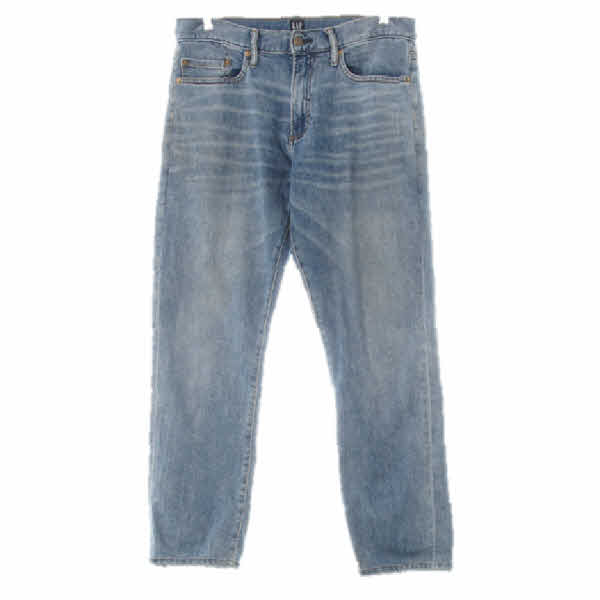 gap 중청 데님 워시드베이직슬림핏진