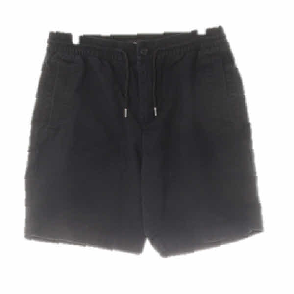 h&m 블랙 면 베이직밴딩반바지