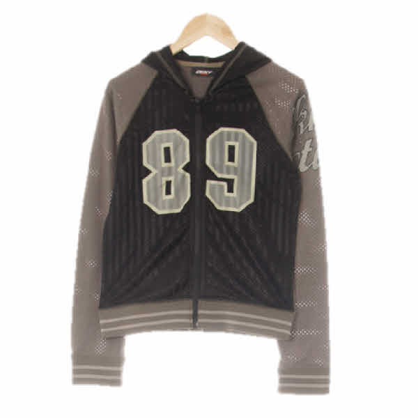 dkny 올리브나이트그린블랙뷰티 스트라이프 면 넘버89라이트후드집업
