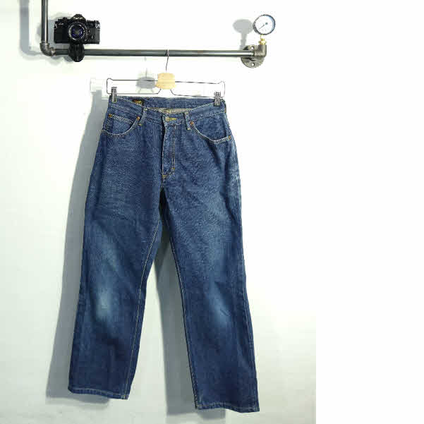 Lee 블루 데님 스트레이트진