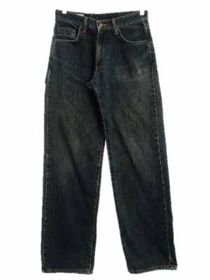 에드윈 카키블루 데님 스트레이트진