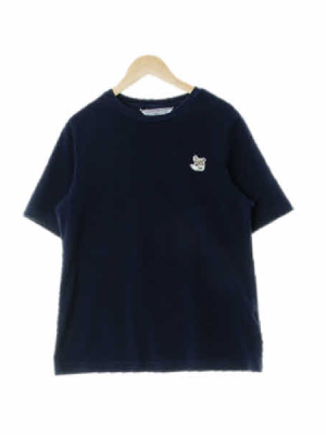 JeanMichelbasquiatGolf 네이비 면혼방 라운드반팔티