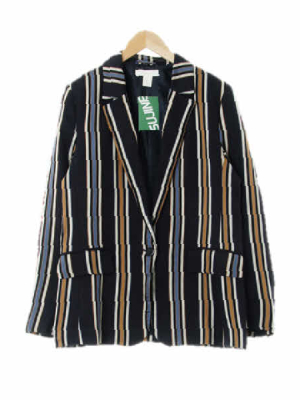 h&m 네이비 오버핏원버튼자켓