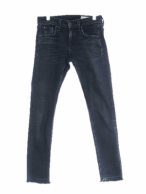 rag&bone 흑청 데님 스키니크롭진 