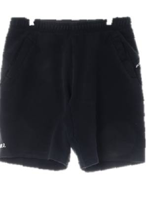 질스튜어트 블랙 면혼방 하프트레이닝팬츠