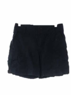 랄프로렌 블랙 면 절개라인듀엣버튼숏팬츠 