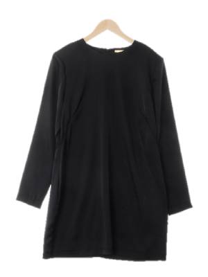 h&m 블랙 숄더업쉬폰원피스