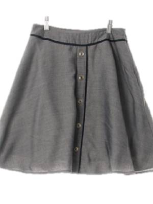 [JPN] rue de bbie 다크그레이 앞버튼플레어하프스커트