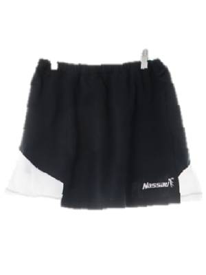 nassau 블랙화이트 메쉬배색스포츠미니스커트
