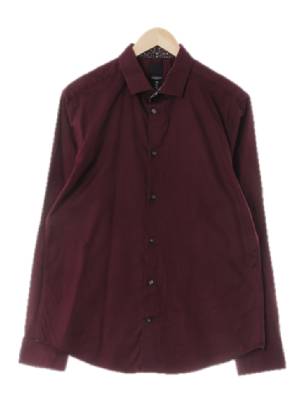 h&m 바이올렛 면 와이드긴팔셔츠
