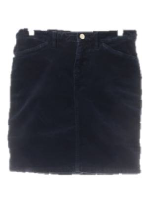 타미힐피거 네이비 코듀로이 h라인하프스커트