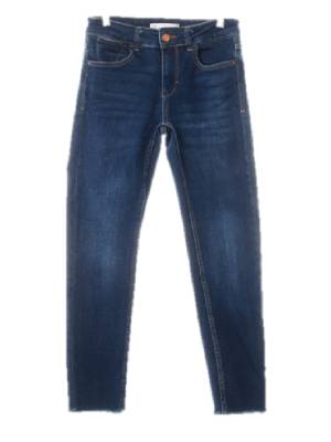 자라 진청 데님 하이커팅스키니진