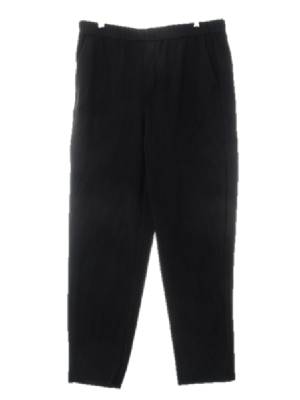 자라 블랙 플리츠스트레치팬츠