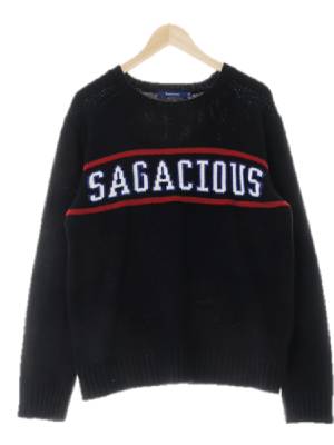 프랭크스톤 블랙 SAGACIOUS루즈핏니트