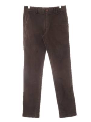 코데즈컴바인 초코브라운 데님 워싱슬림스트레이트진