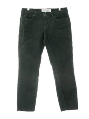 h&m 그린 골덴 스트레치일자팬츠