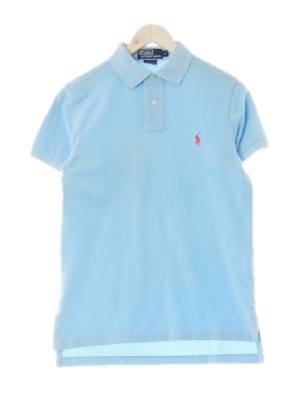폴로랄프로렌 오보이블루 면 커스텀핏반팔피케티