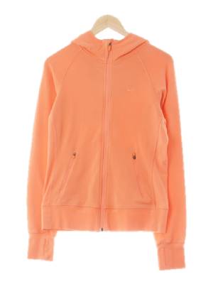 나이키 네온코랄 드라이핏 하이넥나그랑스포츠후드집업