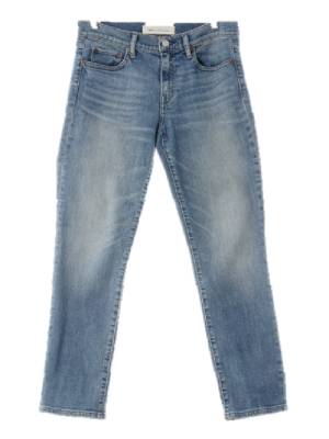 gap 중청 데님 워시드리얼스트레이트진