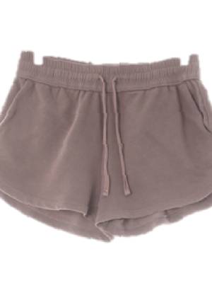 h&m 애쉬브라운 면혼방 트임반바지