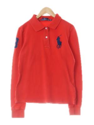 PoloEStablished67 레드 면혼방 빅포니PK티셔츠