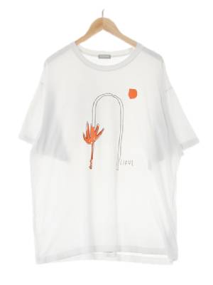 lifulminimalgarments 화이트 면 오버핏라운드반팔티