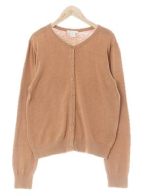 h&m 브라운 면 라운드기본가디건